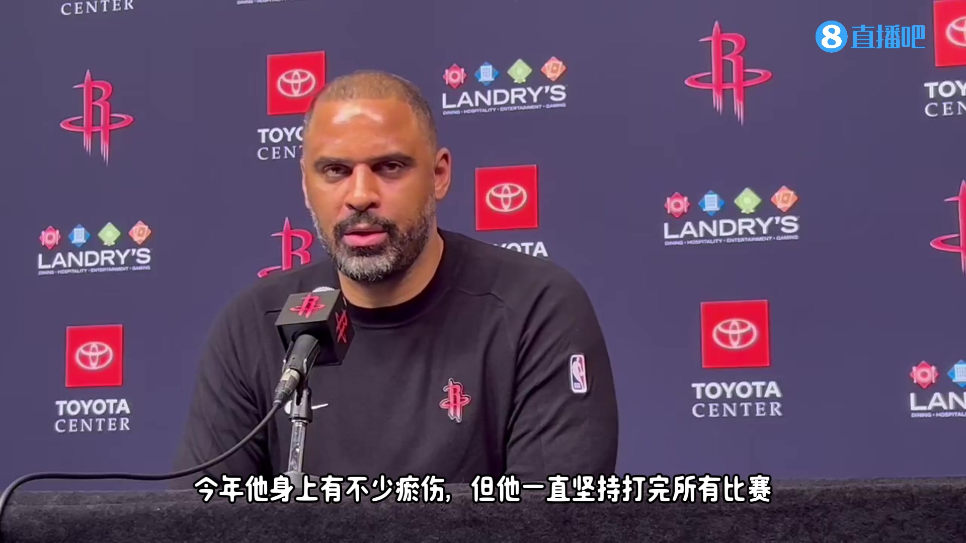 乌度卡称赞杰伦-格林：他一直在带伤作战，从我来到这就没缺席过